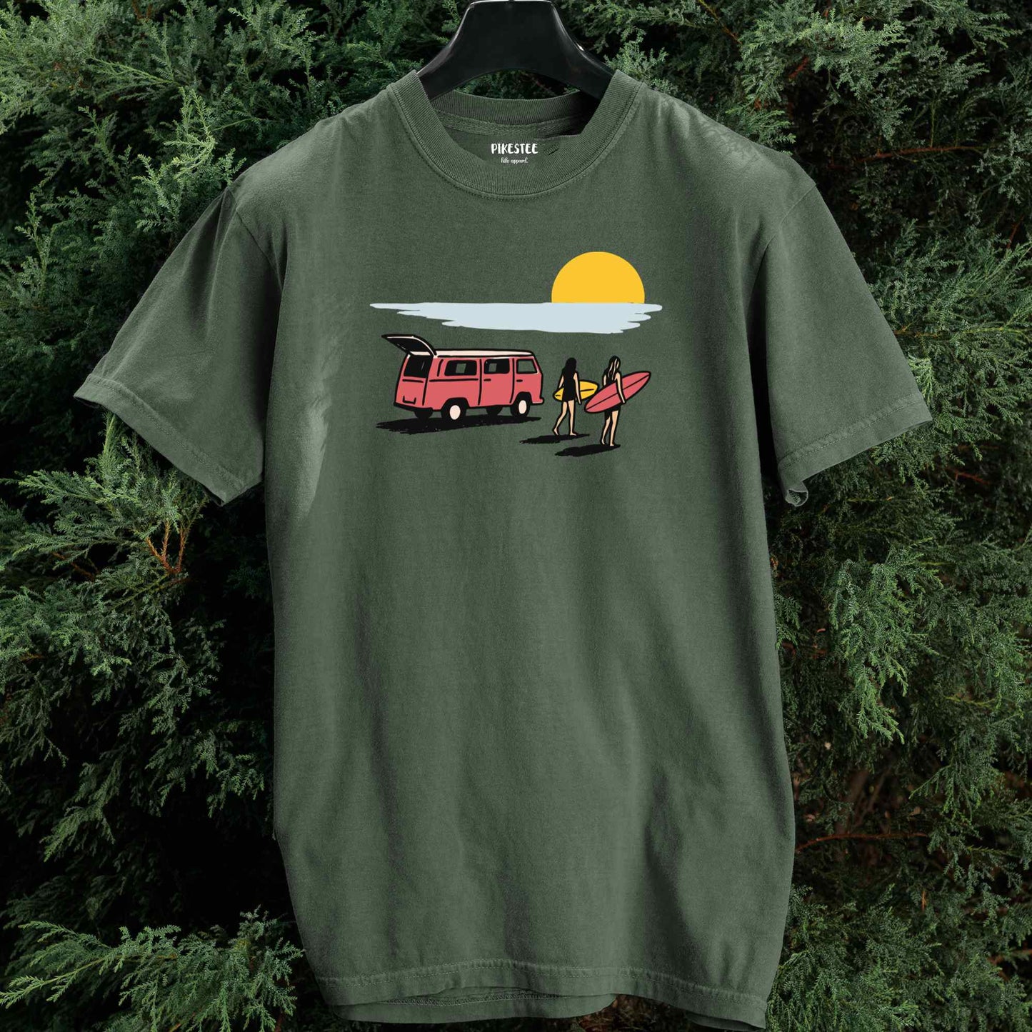 Surf And Van Landscape T-shirt