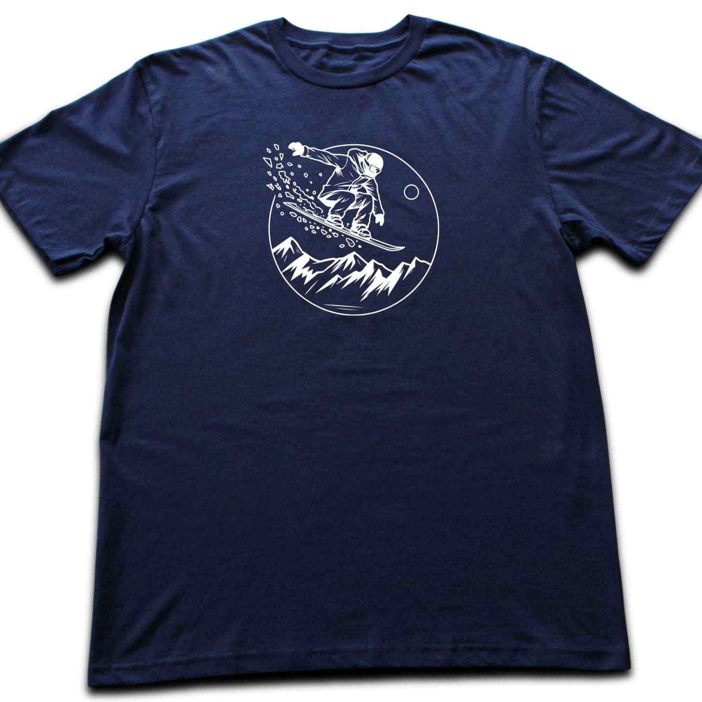 Snowboarder Round T-shirt