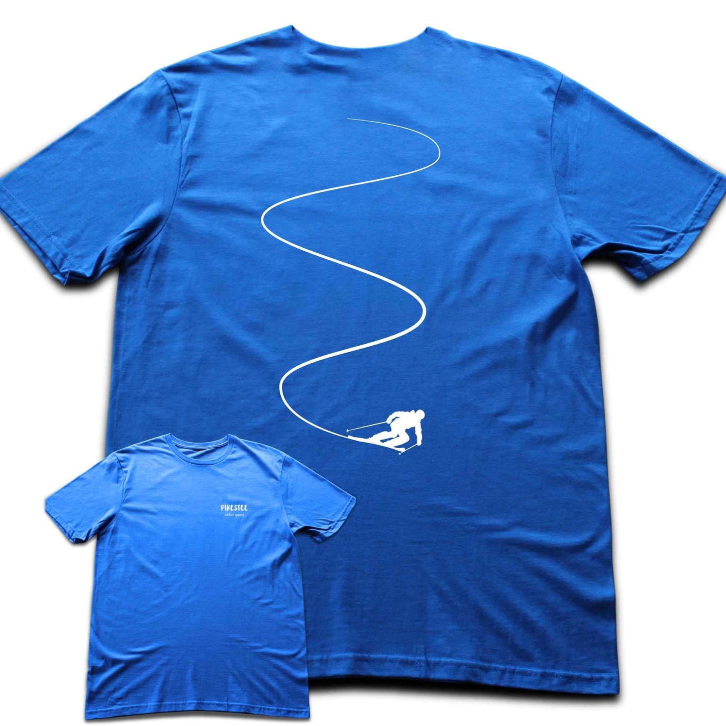 Back Print Ski Slalom T-shirt