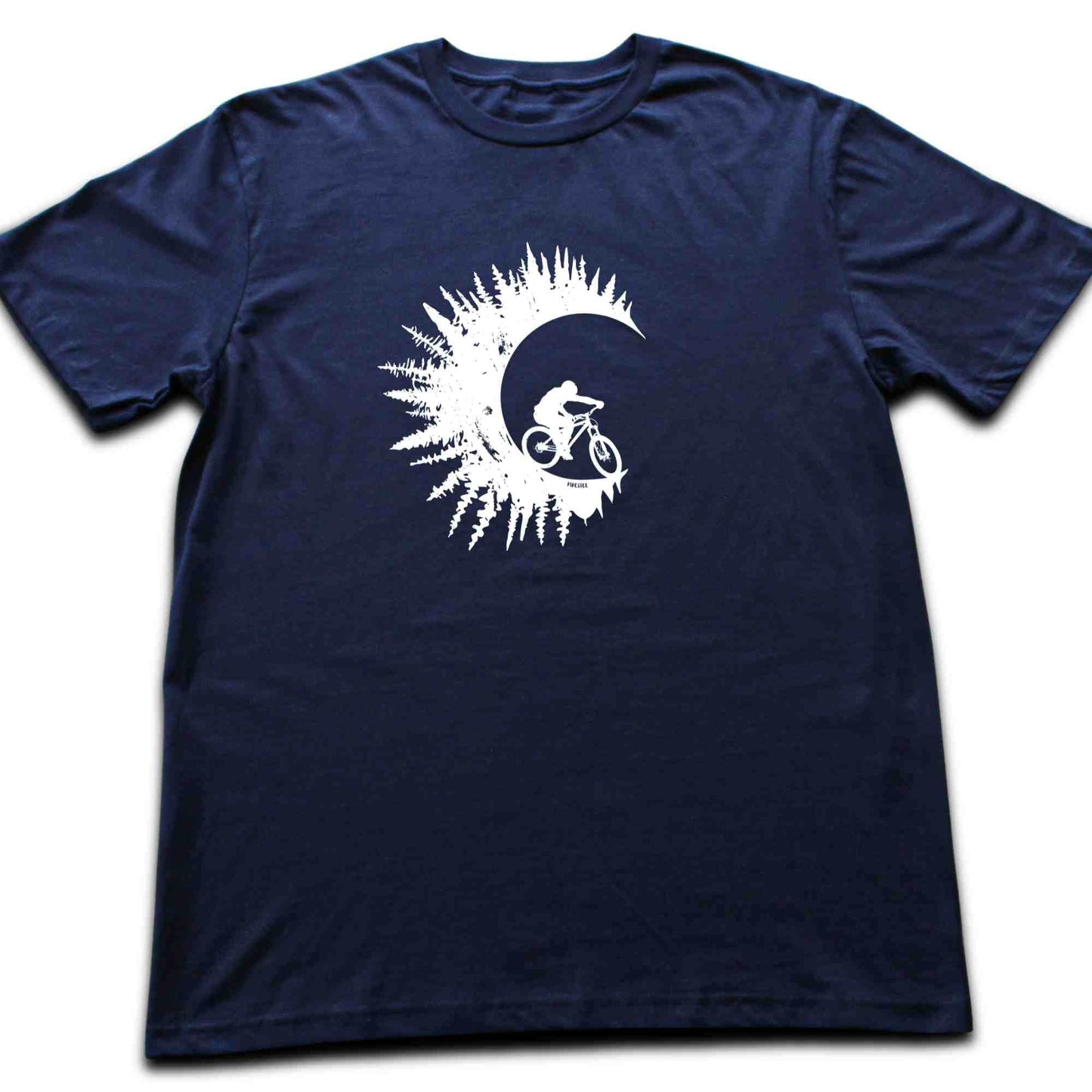 Mountain Bike Round Trees T-shirt