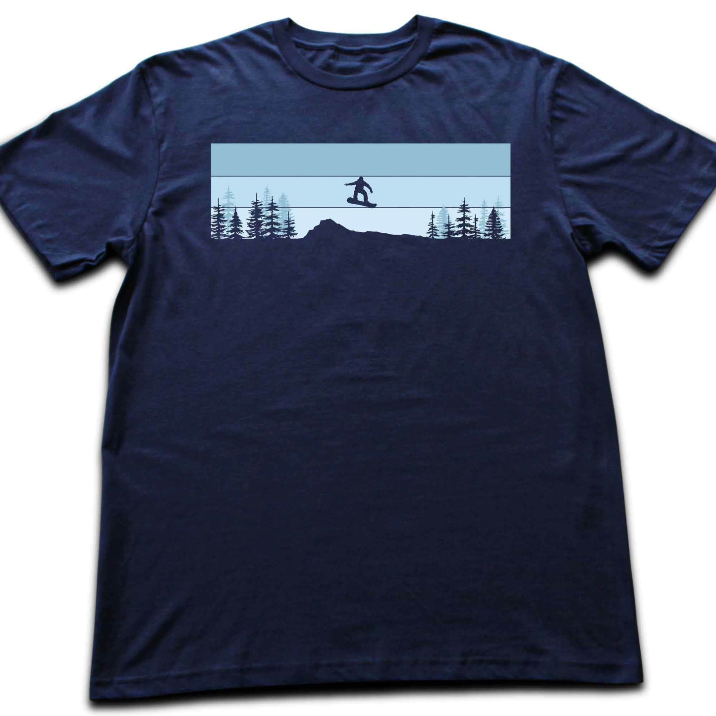 SnowBoard Mountain landscape T-shirt