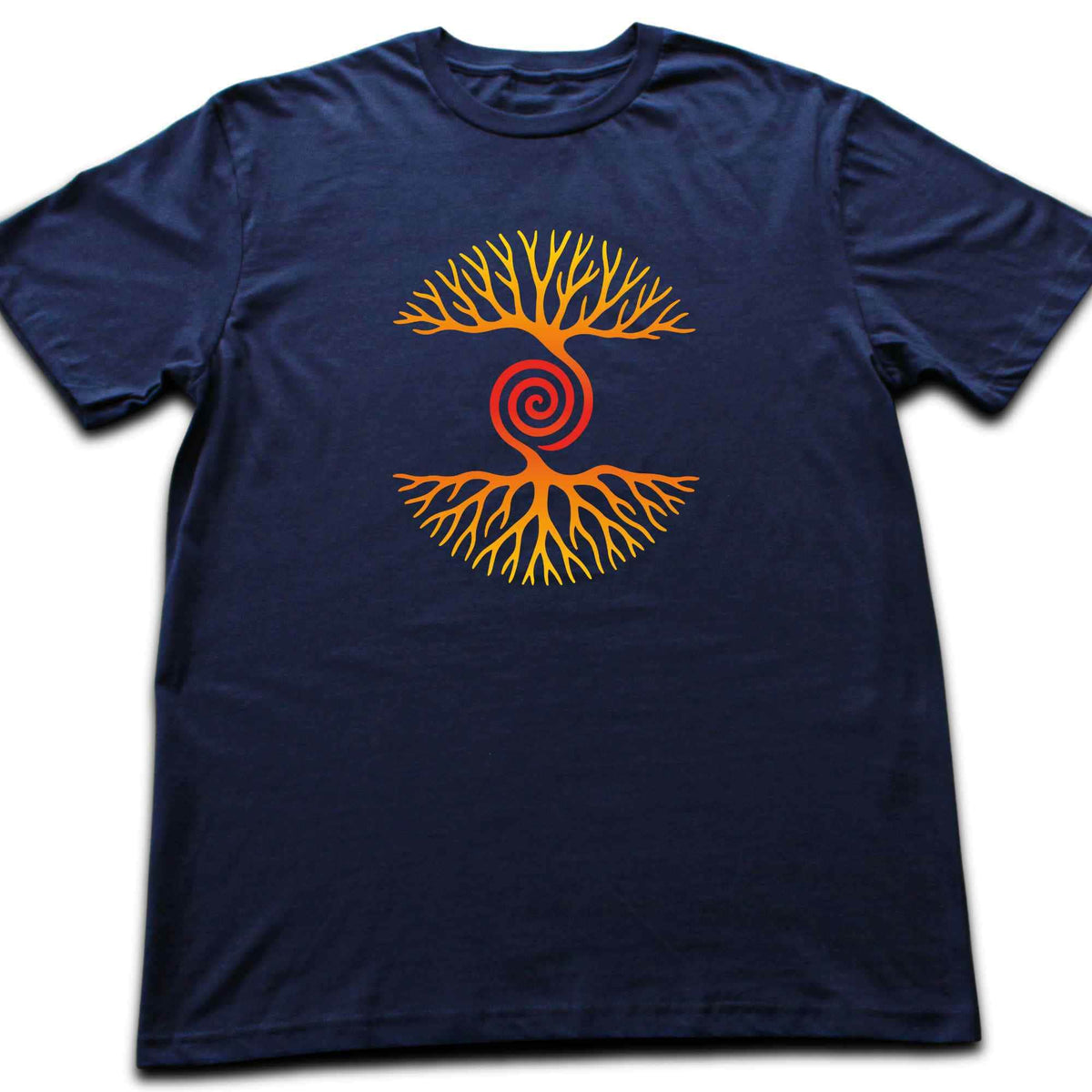 Tree and Roots Spiral T-shirt
