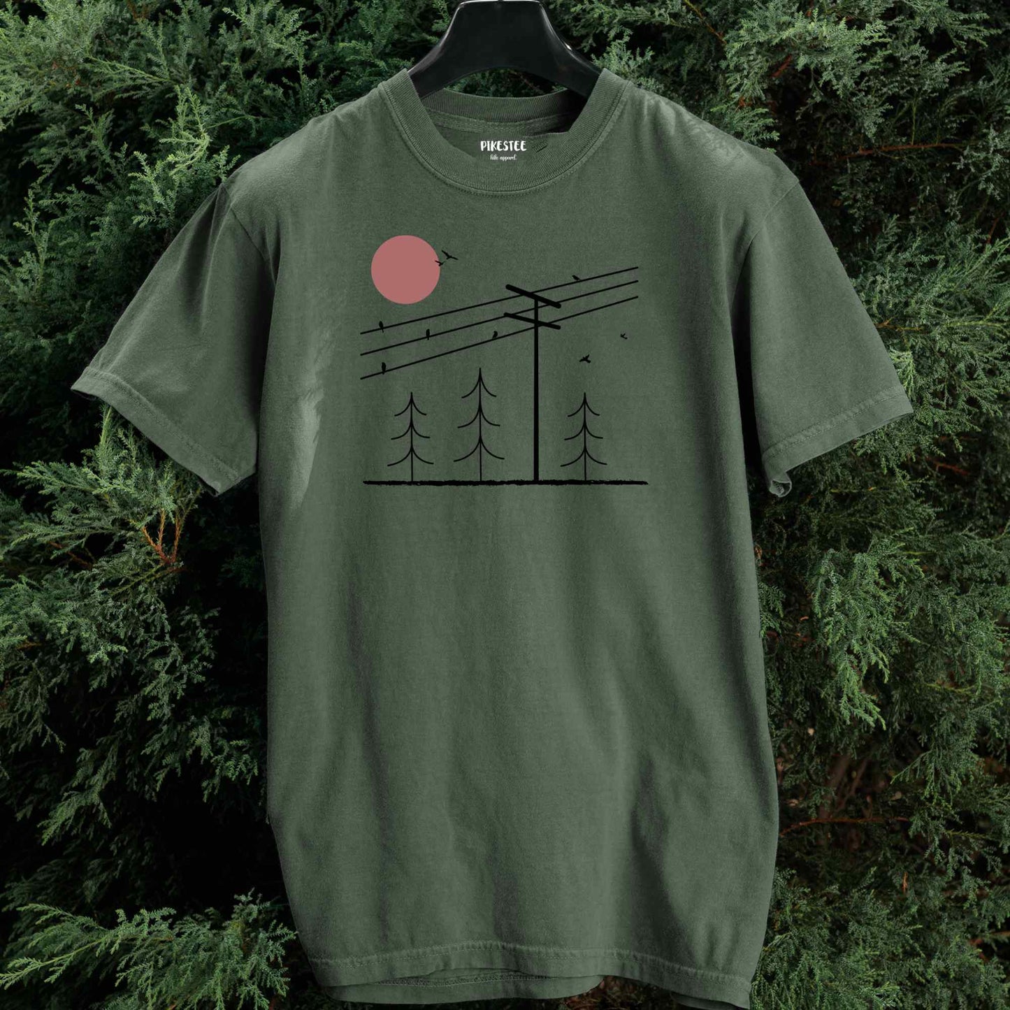 Trees and Power Lines T-shirt