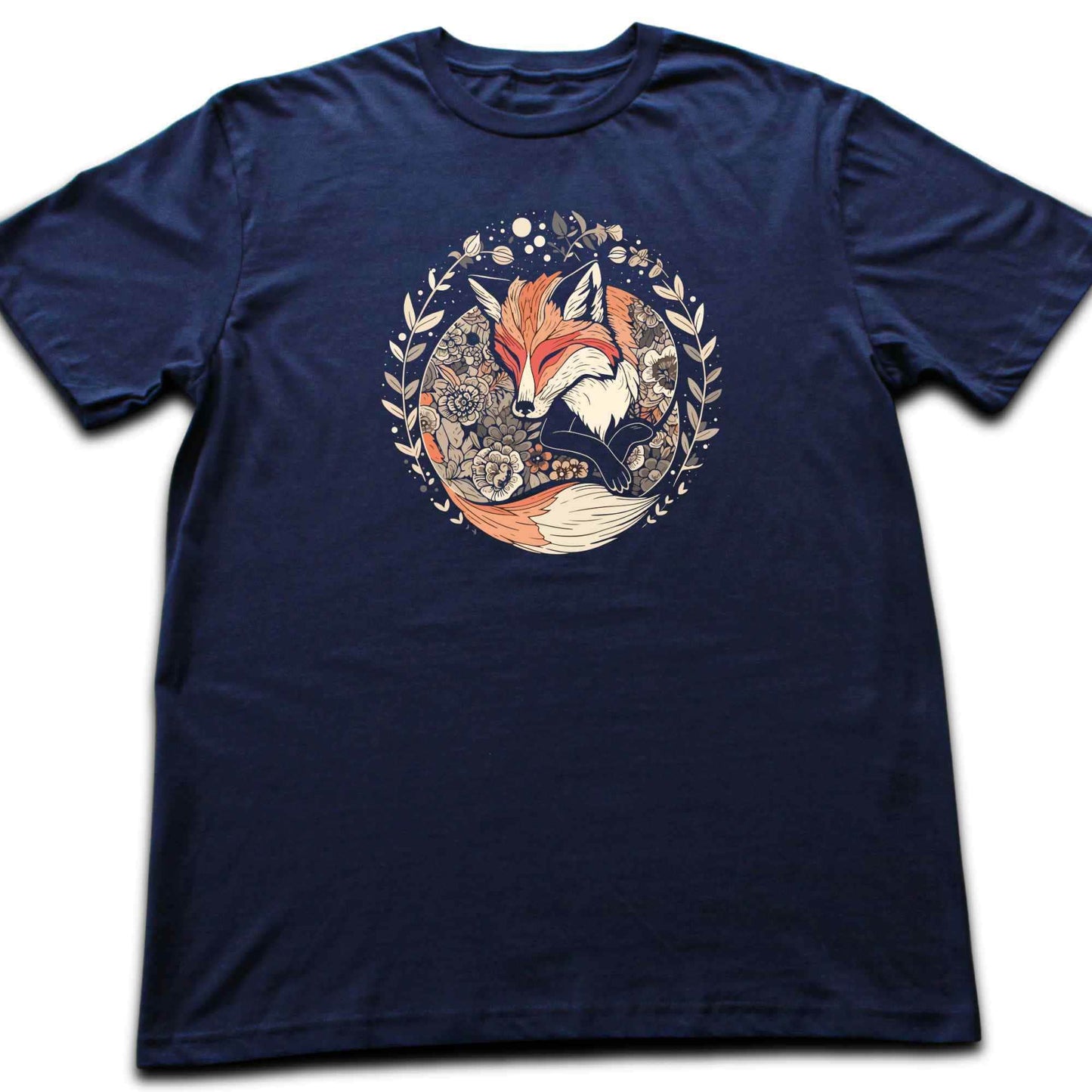 Sleeping Fox Mandala T-shirt