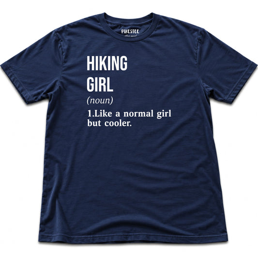 Hiking Girl graphic T-shirt