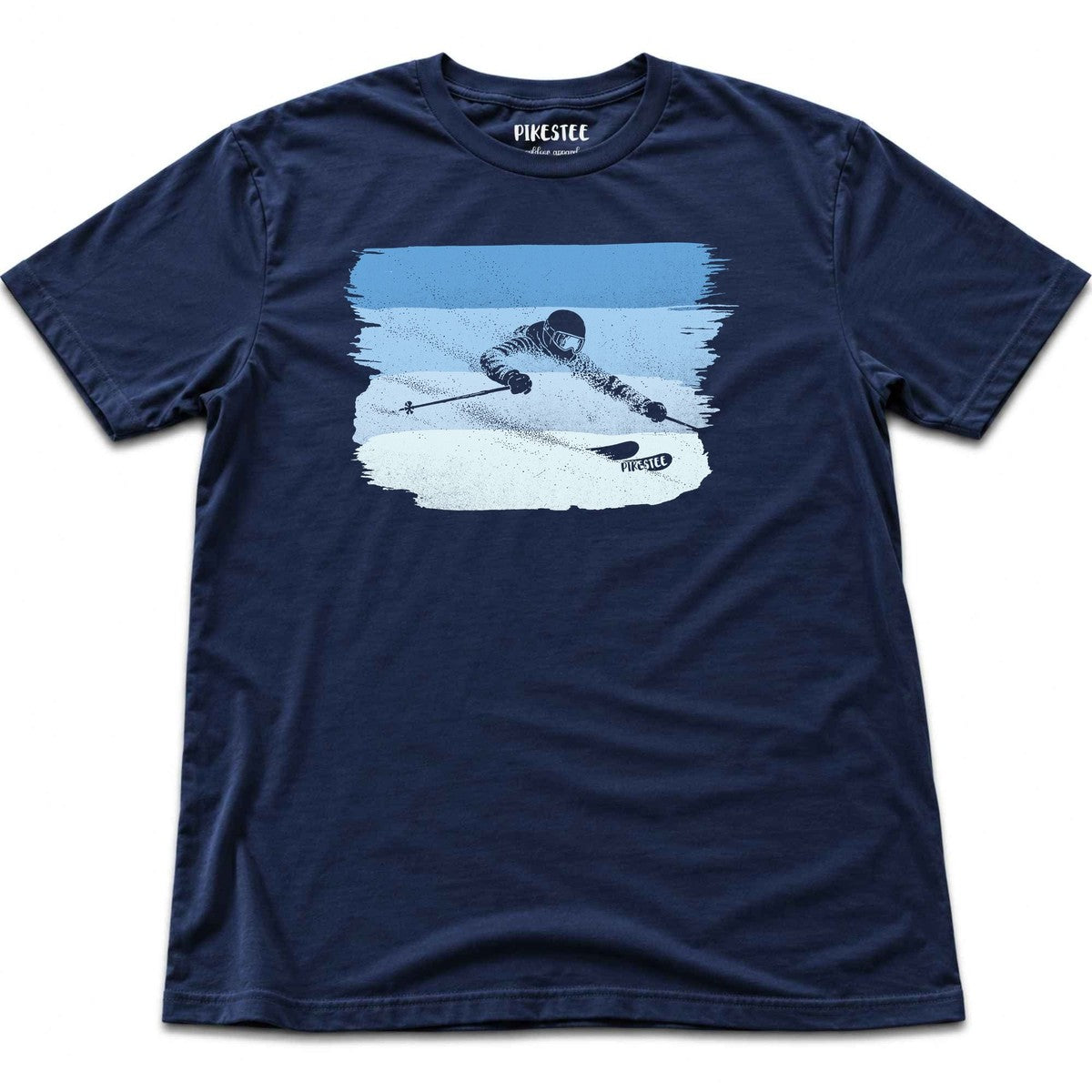 Gradient Ski Flow T-shirt - Navy