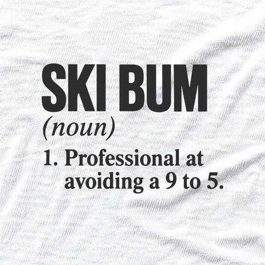 Skibum Def T-shirt - White - hero
