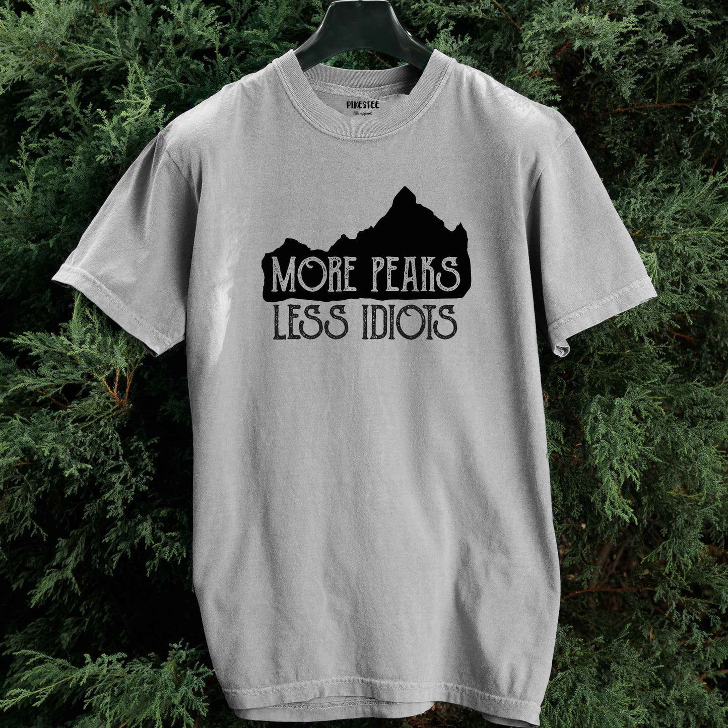More Peaks, Less Idiots T-shirt