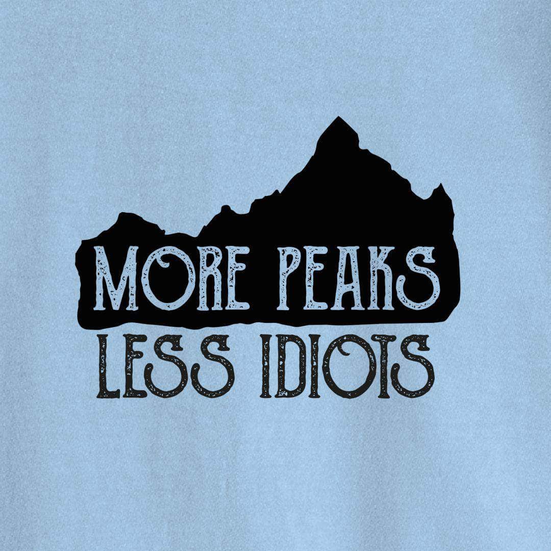 More Peaks, Less Idiots T-shirt
