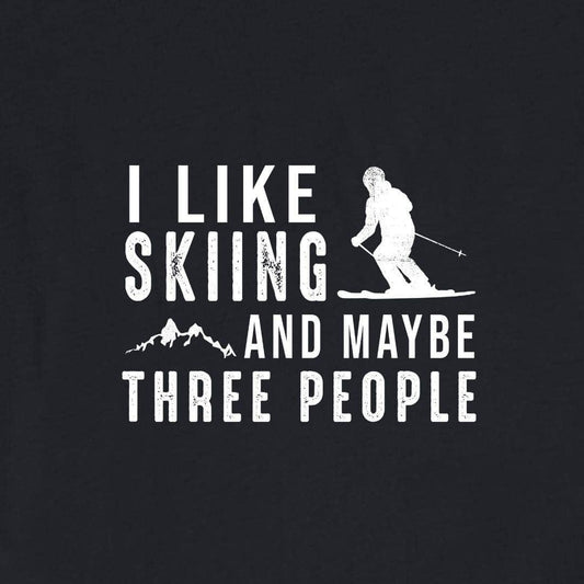 I Like Skiing Hoodie