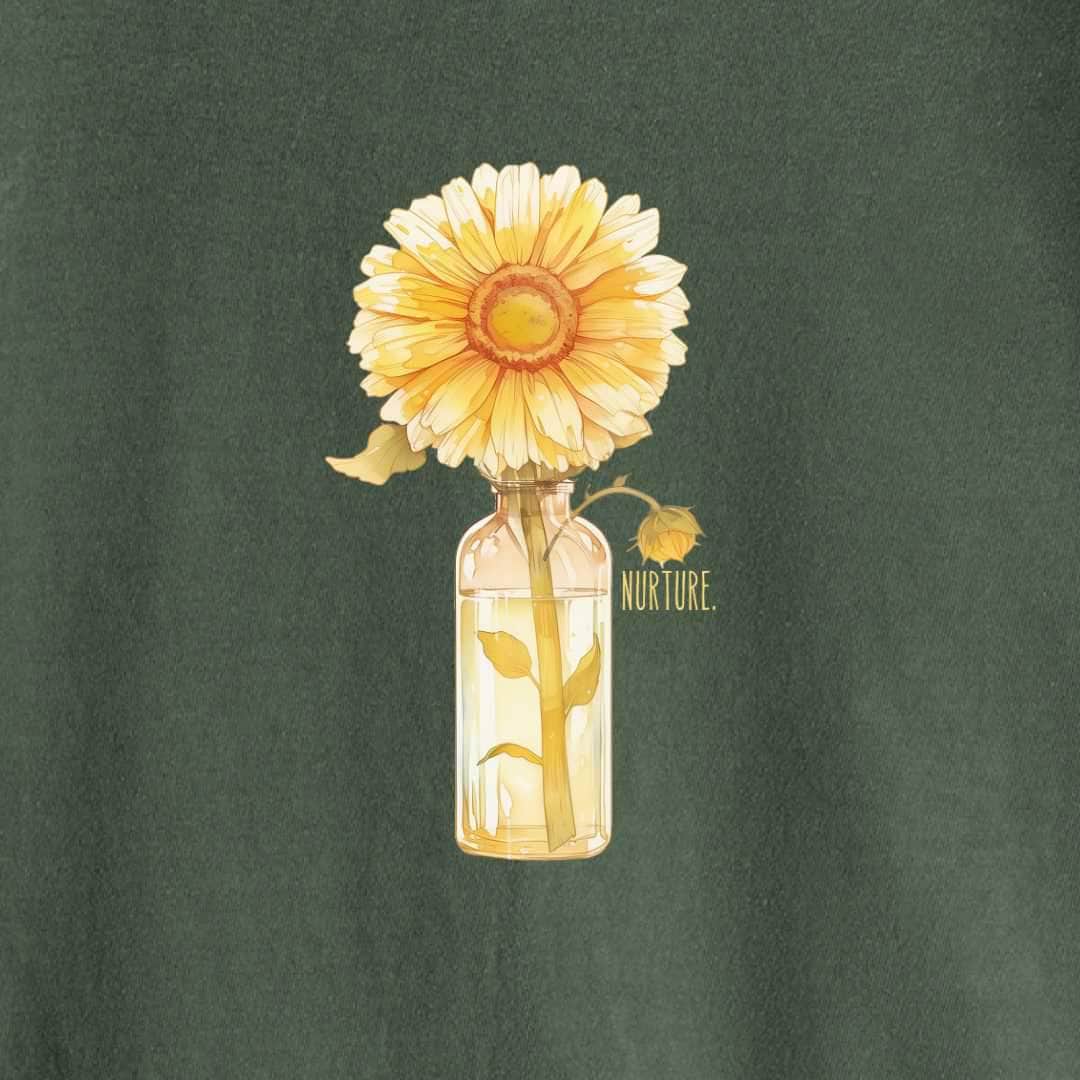 Nurture Sun Flower Bottle T-shirt