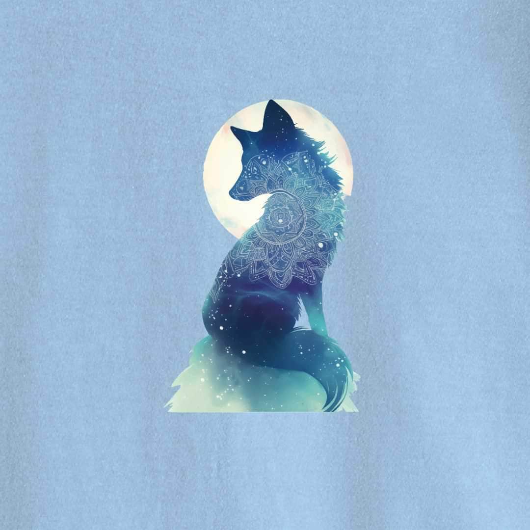 Mandala Fox Moon T-shirt