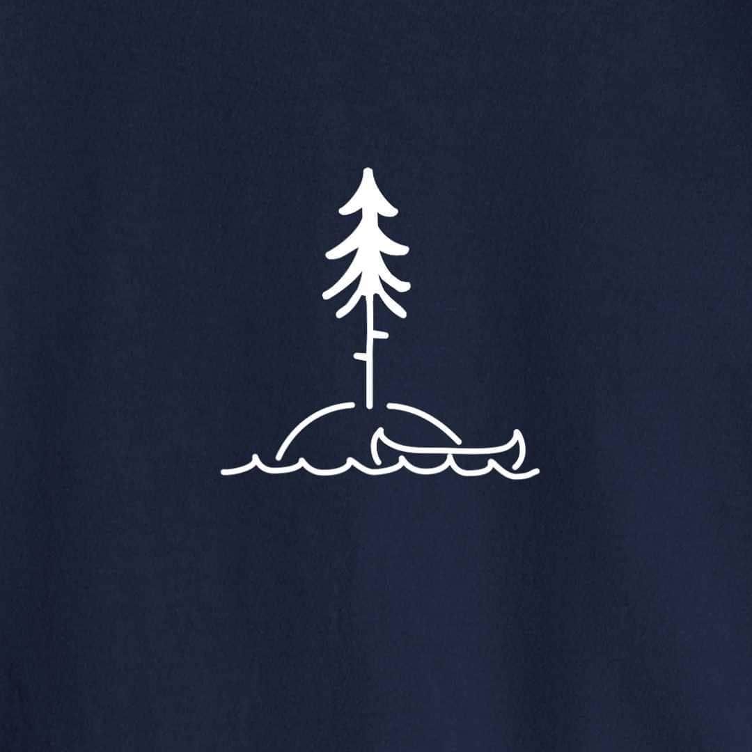 Canoe Landscape Graphic T-shirt