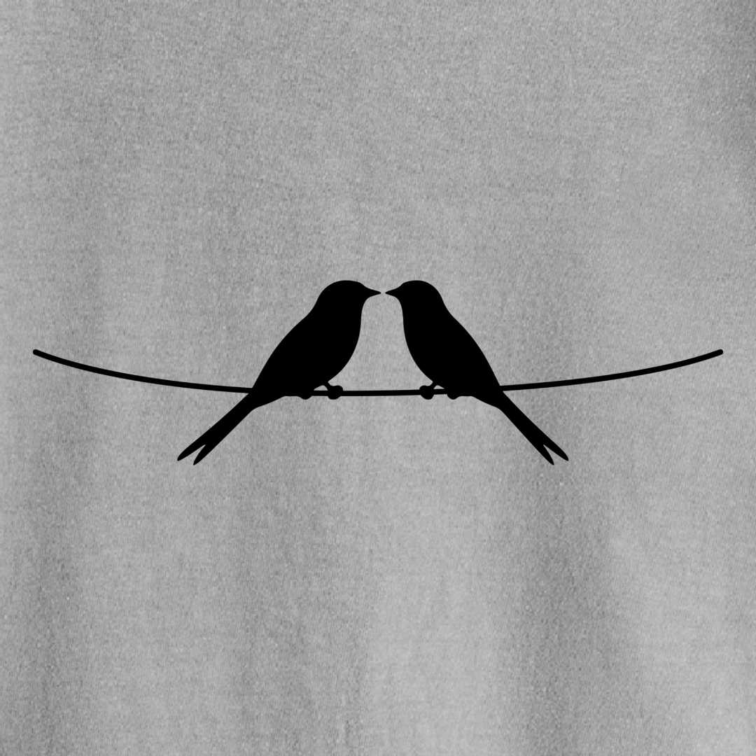 Hanging Birds Couple T-shirt