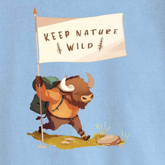 Keep Nature Wild, Buffalo T-shirt