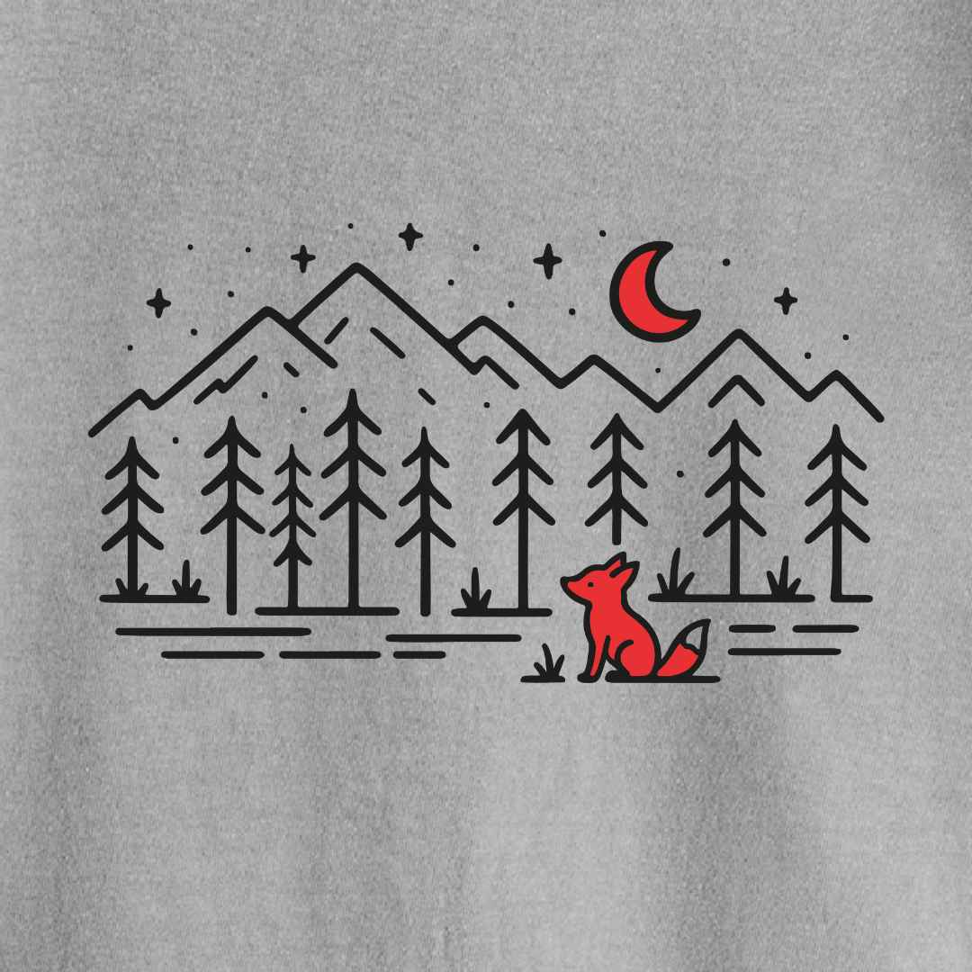 Red Fox Landscape T-shirt