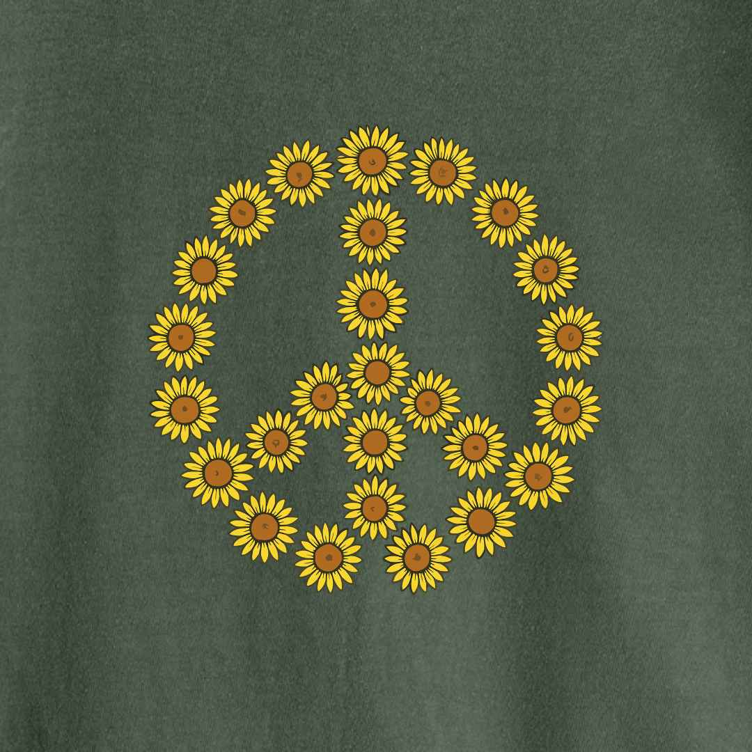 Sunflowers Peace T-shirt