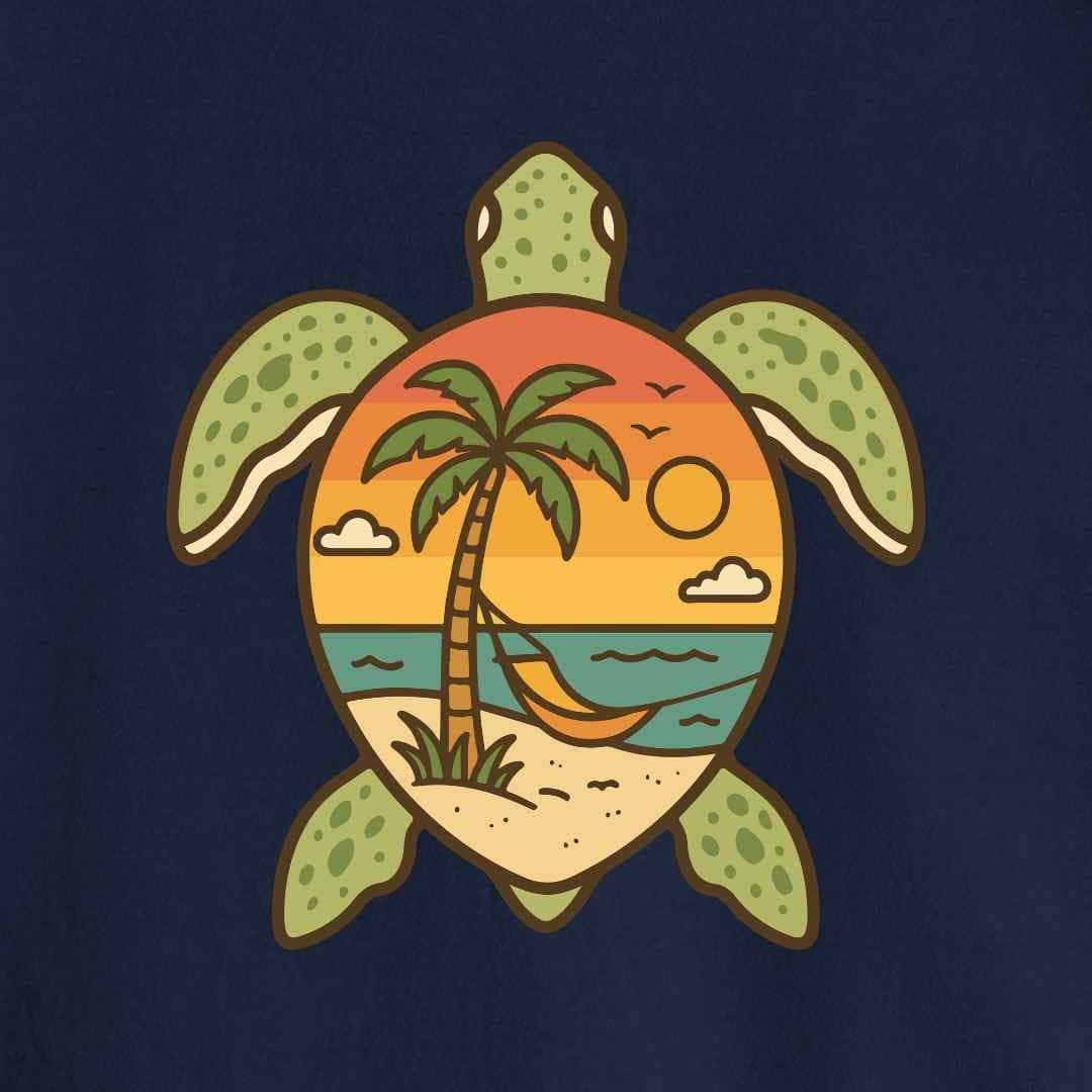 Turtle Beach Landscape T-shirt
