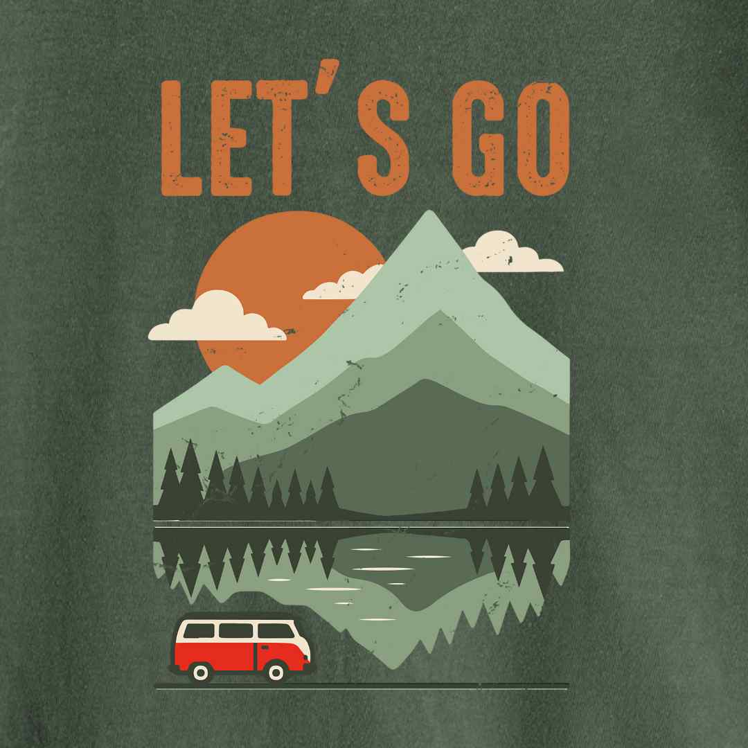 Let's Go Van Landscape T-shirt