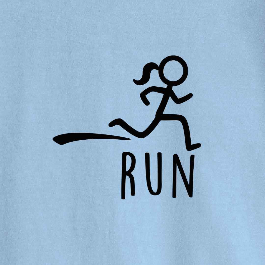 Running Girl Mascot T-shirt