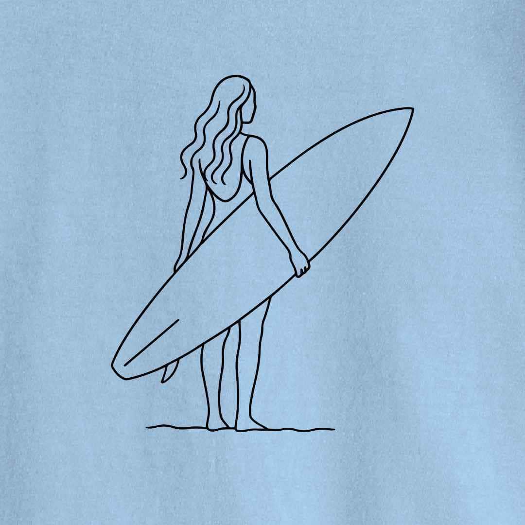 Surf Girl Minimalist T-shirt