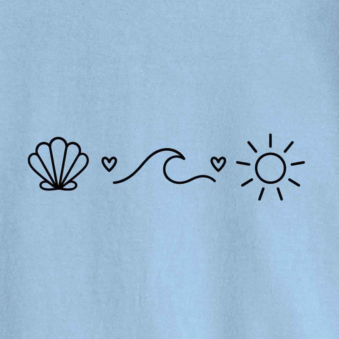Shell, Wave and Sun T-shirt