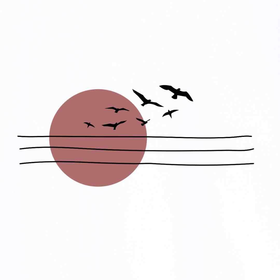 Power Lines And Sun T-shirt
