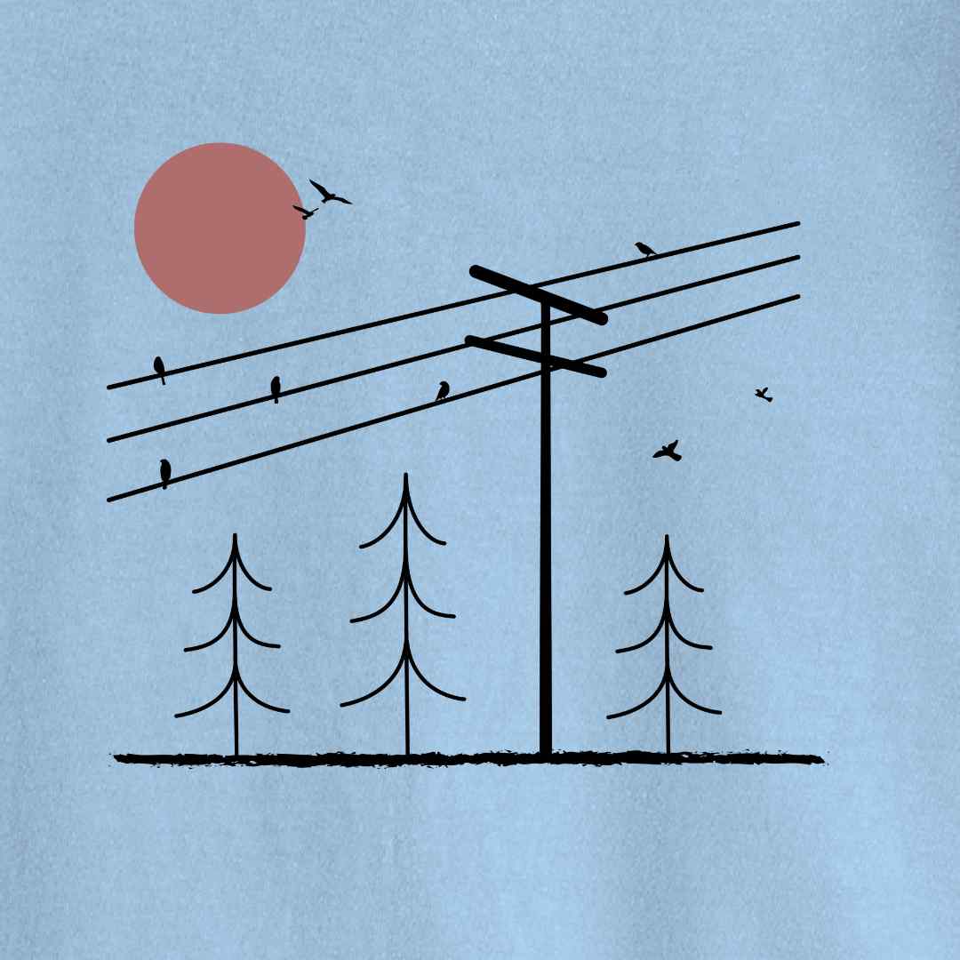 Trees and Power Lines T-shirt
