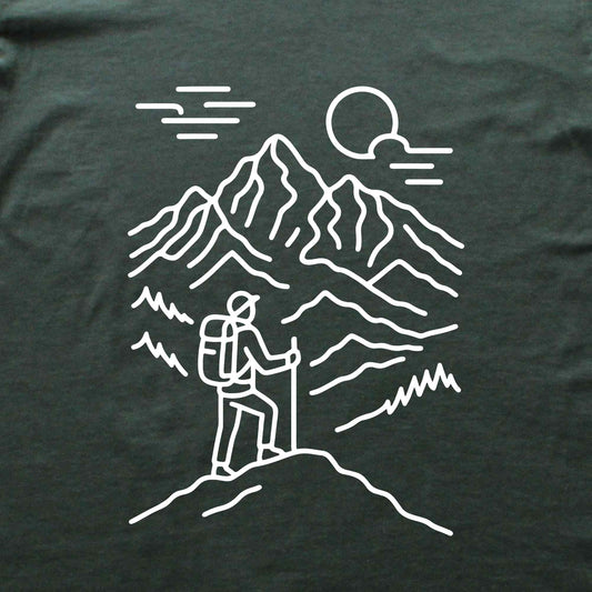 Hiker On Top T-shirt