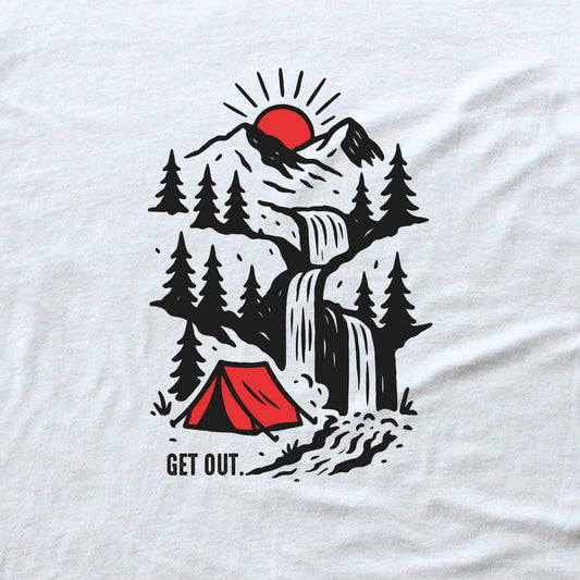 Get Out WaterFall T-shirt