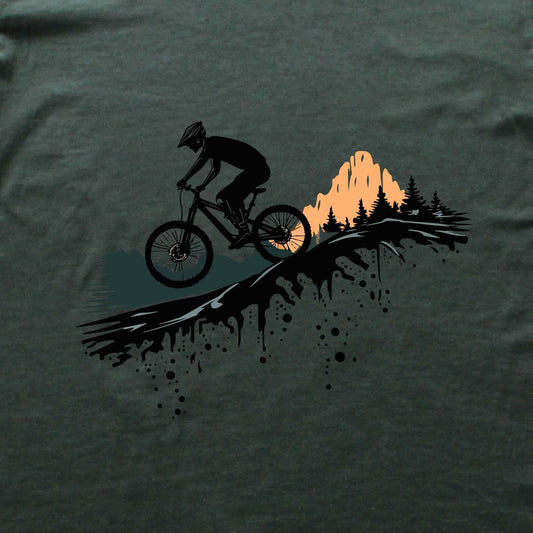 Bike In Mountain T-shirt