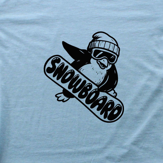 Snowboard Penguin T-shirt