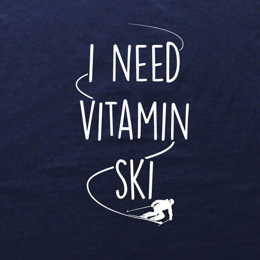 I Need Vitamin Ski T-shirt