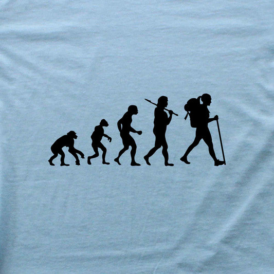 Hiking Girl Evolution T-shirt