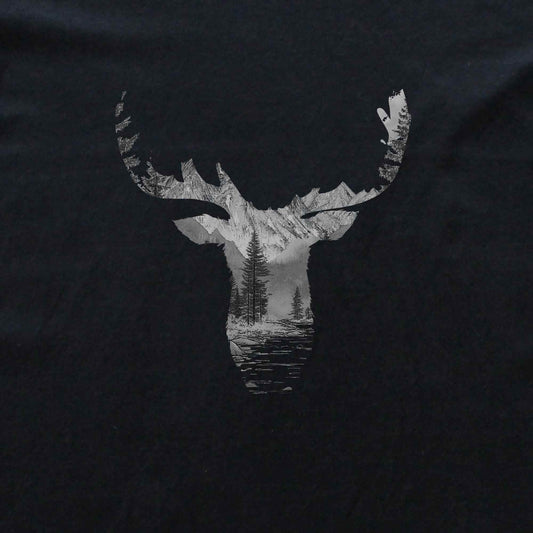 Deer Head Landscape T-shirt