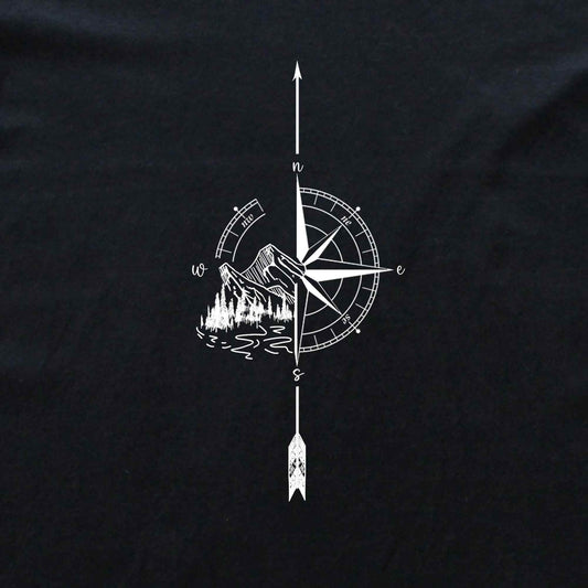 Arrow Compass and mountain T-shirt