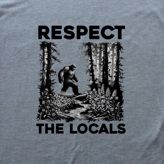"Respect The Locals" graphic T-shirt