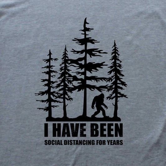 Social Distancing BigFoot T-shirt