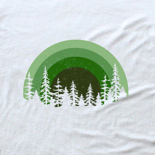 Green Forest landscape T-shirt