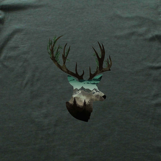 Deer antler's Landscape T-shirt