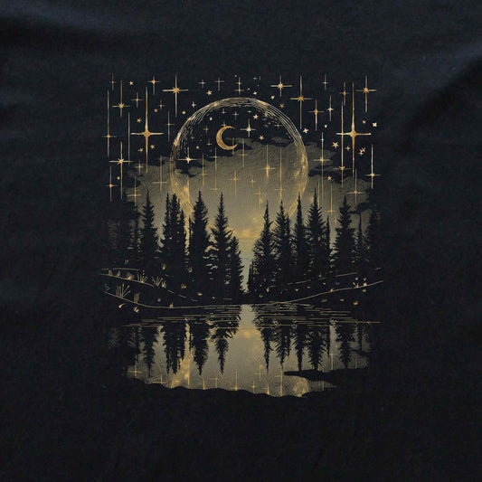Gold Forest and lake T-shirt