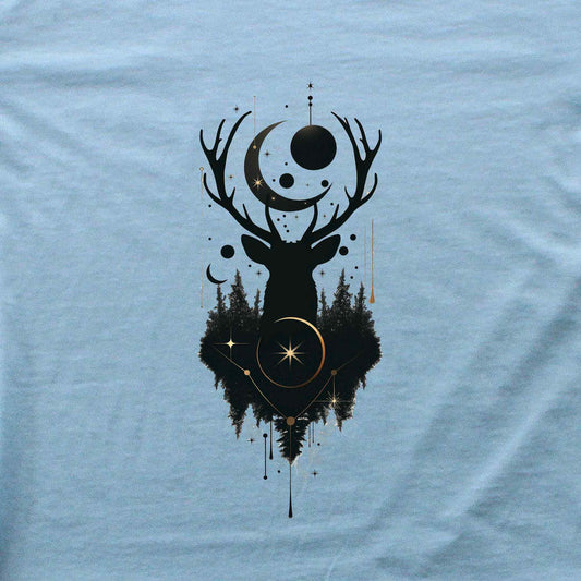 Black Deer Silhouette T-shirt