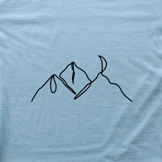 Line Art Montains T-shirt