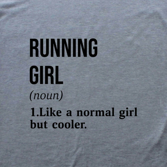 Running Girl Definition T-shirt