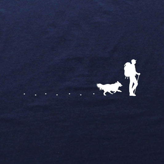 Hiker and Dog Path (man) T-shirt