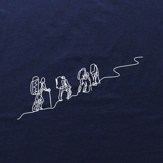 Line Art: Walking to the Top T-shirt