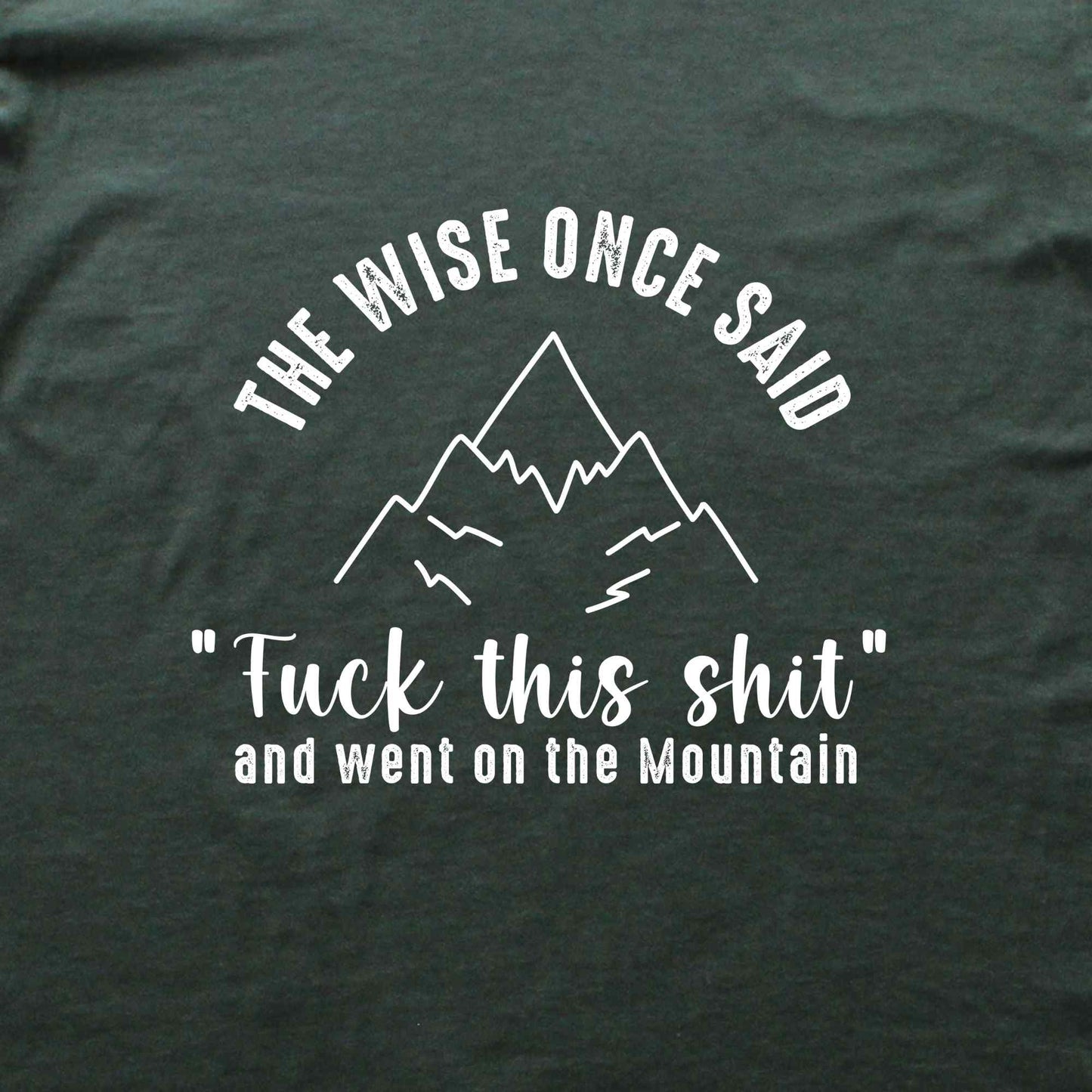 The Wise Once Mountain T-shirt