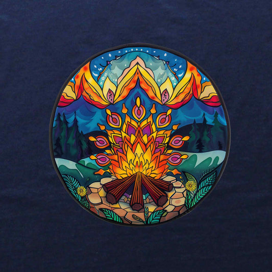 Mandala Bright Campfire T-shirt