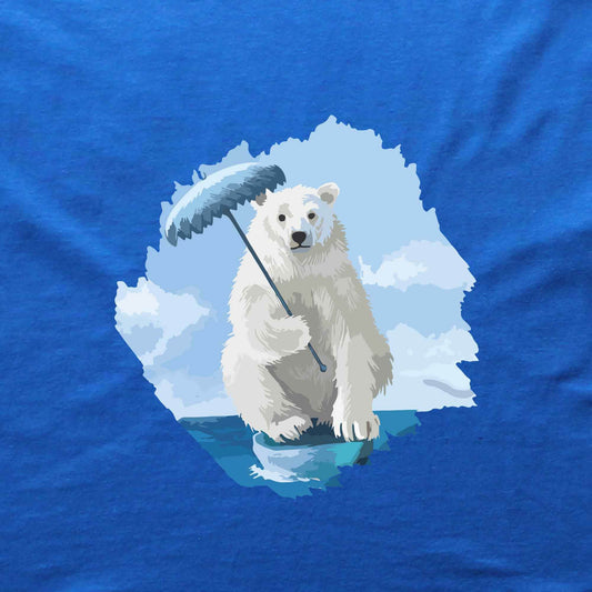 Polar Bear Umbrella T-shirt
