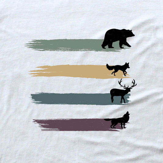 Wild Animals Paths T-shirt
